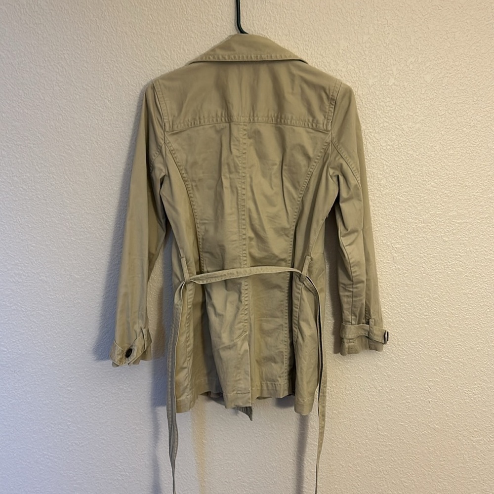 Women’s short trench coat size small from Kohls. - Picture 3 of 9